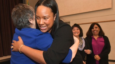 2018 Seattle veterans congratulate Anitra Pinchback Jones