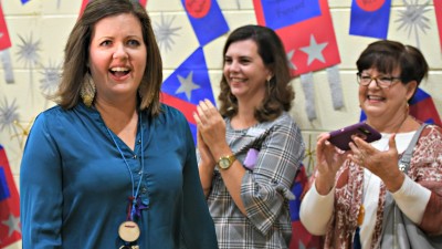 2018 Vestavia Hills Heather Hurt walks to front