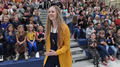 Chubbuck Tiffany Lemos walks to front