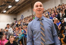 Imperial 2017 Jordan McGaughey walks to front