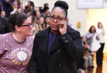 Lafayette 2017 Angela Boxie walks to front