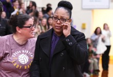 Lafayette 2017 Angela Boxie walks to front