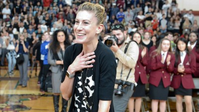 Lauren Jensen basks in spotlight