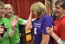 Lisa Richard in shock with colleagues