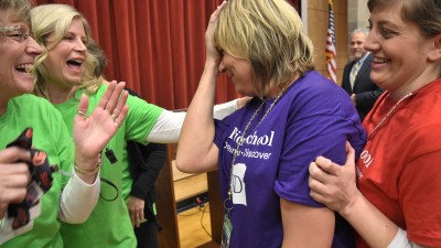Lisa Richard in shock with colleagues