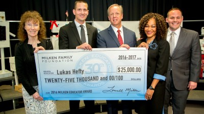 Lukas Hefty check dignitaries