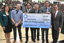 Oxnard 2017 Aaron Ferguson check with dignitaries