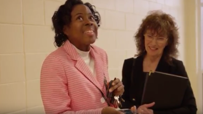Rhonda Burrage video call mom
