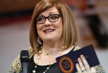 Slaton 2017 Katie Negen addresses assembly
