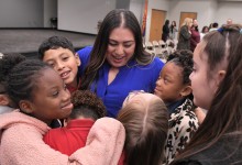 wes angelica garcia students celebrate